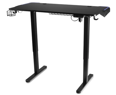 Регулируемый стол Barsky StandUp Game RGB-LED 1200x600 мм Black (BST-01led)
