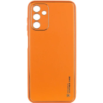 Чохол на Samsung Galaxy A34 5G / для самсунг галаксі А34 штучна шкіра Оранжевий / Apricot