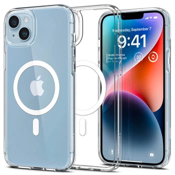 Чехол на Apple iPhone 14 / для айфон 14 с магсейф MagSafe Прозрачный