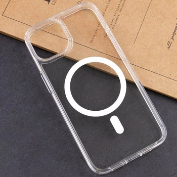 Чехол на Apple iPhone 12 Pro Max / для айфон 12 про макс с магсейф MagSafe (Прозрачный)
