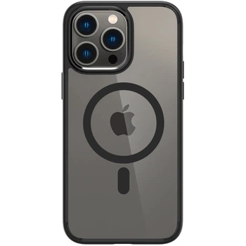 Чехол на Apple iPhone 14 Pro / для айфон 14 про с магсейф MagSafe Black Черный