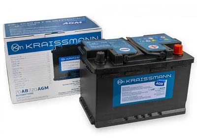Автомобильный аккумулятор KRAISSMANN 70 AB 720 AGM
