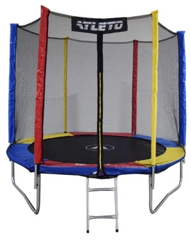Дитячий батут Atleto 252 см з сіткою multikolor (21000131)