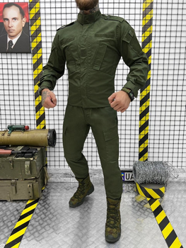 Тактичний військовий комплект Статутний ( Китель + Штани ), Камуфляж: Олива, Розмір: XL
