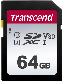 Карта пам'яті Transcend SD 64GB C10 UHS-I R100/W20MB/s