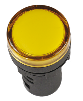 Лампа сигнальная 16мм желтый LED 36V AC/DC [BLS10-ADDS-036-K05-16] AD16DS