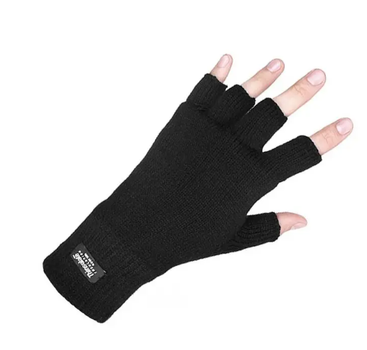 Перчатки без пальцев Mil-tec Thinsulate black 12540002