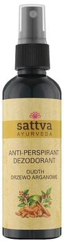 Naturalny dezodorant na bazie wody Sattva Ayurveda Oudth 80 ml (5903794185678)