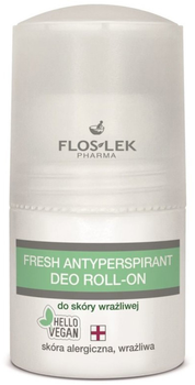 Hipoalergiczny dezodorant Floslek Fresh Antyperspirant Deo Roll-On 50 ml (5905043002828)