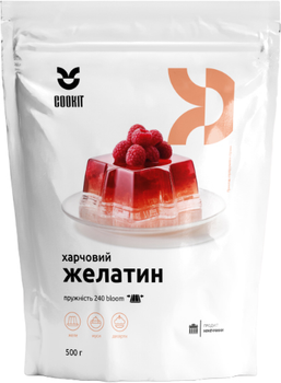 Желатин COOKIT bloom 240 Харчовий 500 г (PL240J0,5)