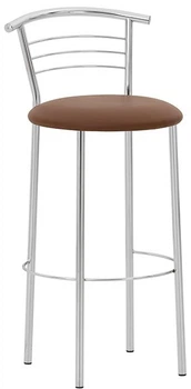 Барный стул Nowy Styl Marco hoker chrome V-19 коричневый