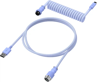 Kabel HyperX USB Type-C - Type A Coiled Cable 1.37 m Light Purple (6J682AA)
