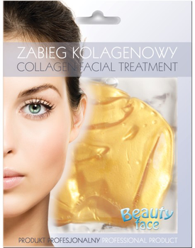 Колагенова маска для обличчя Beauty Face з 24k золотом (5902596328474)