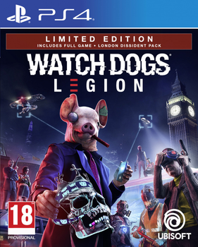 Гра PS4 Watch Dogs Legion Limited Edition (Blu-ray) (3307216174578)