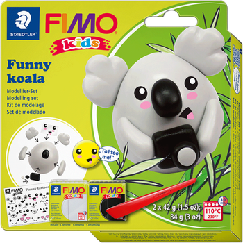 Набор пластики Fimo Kids Коала 2 цвета х 42 г (4007817078716)