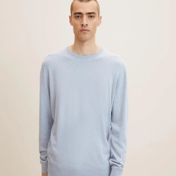 Пуловер Tom Tailor basic crew neck sweater XXXL Синій 1027661-30312