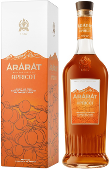 Міцний алкогольний напій Ararat Apricot 0.5 л 30% у подарунковій коробці (4850001007739)