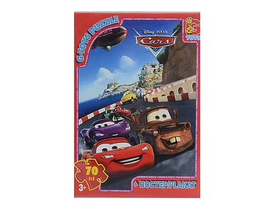 Пазли серії "Тачки в дорозі" 70 елементів G-Toys (Z10218)