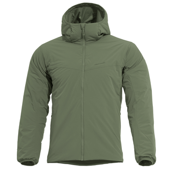 Демисезонная (осень/весна) утепленная тактическая куртка Pentagon PANTHIRAS K08032 X-Large, Camo Green (Сіро-Зелений)