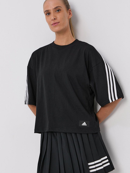 T-shirt Adidas W Fi 3S Tee GU9692 XXS Czarny (4064047412598)