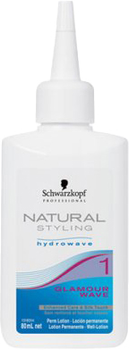 Płyn do trwałej ondulacji Schwarzkopf Natural Styling Hydrowave 1 Glamour Wave 80 ml (4045787131086)