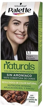 Стійка крем-фарба для волосся Schwarzkopf Palette Naturals Color Creme 1.1 Синювато-чорний (8410436362726)