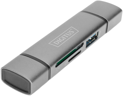 Hub USB Digitus USB 3.0/Type-C 4-w-1 (DA-70886)