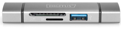 Hub USB Digitus USB 3.0/Type-C 4-w-1 (DA-70886)