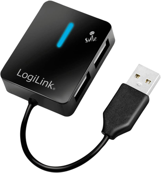 Hub USB 4 w 1 Logilink USB 2.0 (4052792029765)