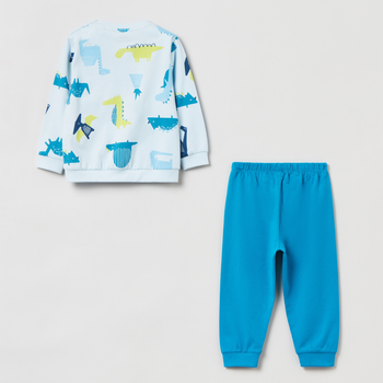 Piżama (koszulka z długim rękawem + spodnie) dziecięca OVS Piżama Boy Omphalodes 1812943 98 cm Jasnoniebieska (8056781437698)