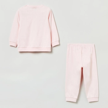 Piżama (longsleeve + spodnie) dziecięca OVS Pajama Girl Heavenly Pin 1812959 80 cm Różowa (8056781437827)
