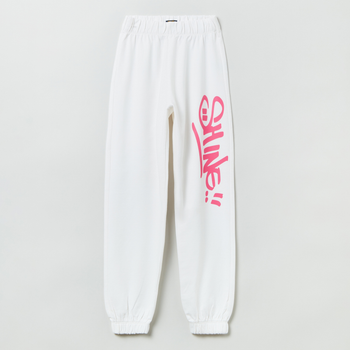 Спортивні штани дитячі OVS Jogger Aop Off White 1817875 152 см White (8056781515297)