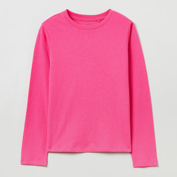 Koszulka z długim rękawem młodzieżowa dziewczęca OVS T-Shirt L/S Solid Pink 1817812 170 cm Różowa (8056781514511)