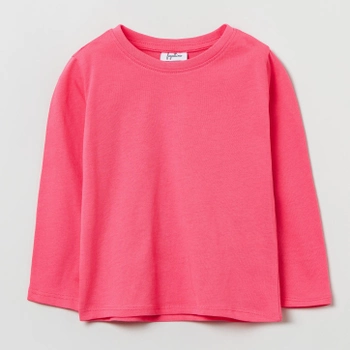 Koszulka z długim rękawem dziewczęca OVS Soli Fandango Pin 1823675 98 cm Różowa (8056781611272)
