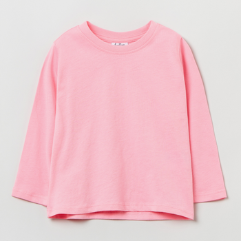 Koszulka z długim rękawem dziewczęca OVS T-Shirt Soli Candy Pink 1823680 98 cm Różowa (8056781611326)