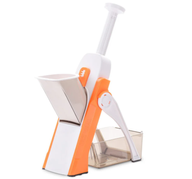 Мультислайсер для овощей Delimano Brava Spring Slicer с пружинным механизмом и 40 режимами нарезки для кубиков ломтиков соломки и брусочков