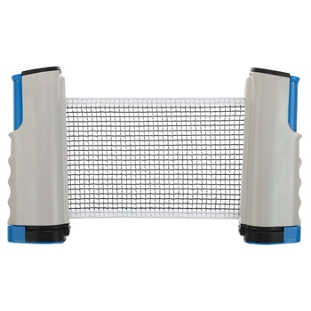 Сетка для настольного тенниса с кнопочным креплением Zelart Tennis Net 4191 Grey-Blue