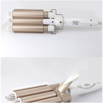 Плойка тройная 45 Вт Kemei KM-1010 Hair Curlers (ICL44)