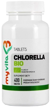 Дієтична добавка Myvita Хлорелла Bio 250 мг 400 таблеток (5906874332184)
