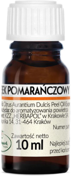 Etyryczny olejek Herbapol Pomarańczowy 10 ml (5903850017097)