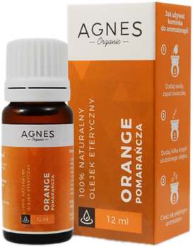AgnesOrganic Pomarańcza olejek eteryczny 12 ml (5904365038355)