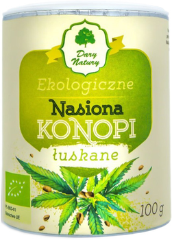 Dary Natury Nasiona Konopi Łuskane Eko 100 g (5902741000460)