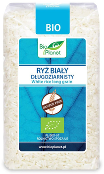 BIO PLANET Ryż biały długoziarnisty BIO 500 g (5907814661906)