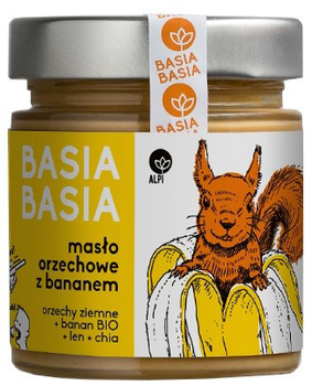 Pięć Przemian krem orzechowy z bananem 210 g Basia (5905279740143)