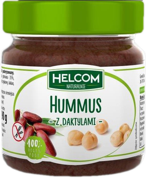 Паста Helcom Хумус з фініками без цукру 200 г (5902166730546)