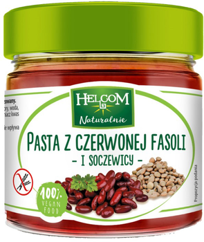 Helcom Pasta z czerwonej fasoli i soczewicy 190 g (5902166713464)