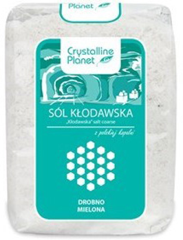 BIO PLANET Sól kłodawska drobno mielona 600 g (5907738152795)