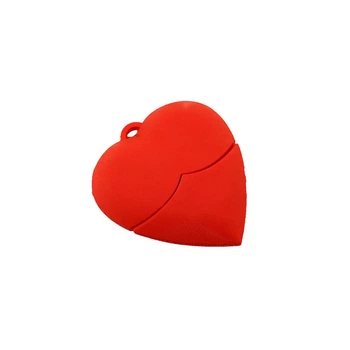 Флешка 64GB / 64ГБ USB 2.0 "Сердце"