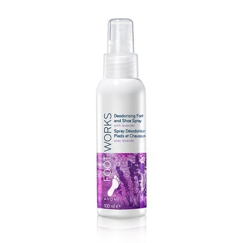 Спрей дезодорант для ног Лаванда Foot Works Avon 100 мл Ейвон