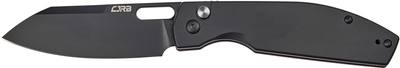 Ніж CJRB Knives Ekko BB AR-RPM9 Steel сталева рукоятка Black (27980351)